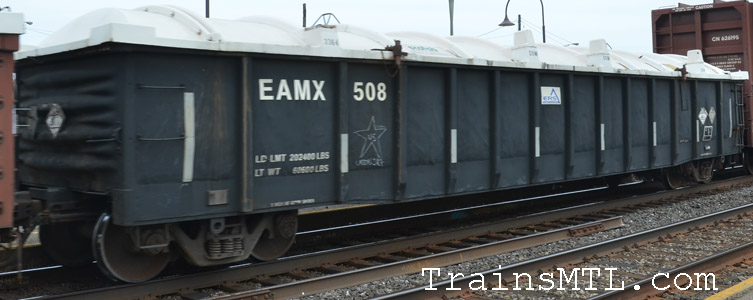 Car/wagon EAMX508 left side / coté gauche